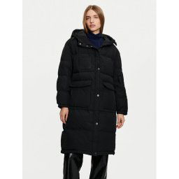 United Colors Of Benetton Пухено яке 2JF8DN060 Черен Regular Fit