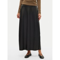 Vero Moda Пола от имитация на кожа Olympia 10309137 Черен Regular Fit