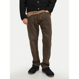 Jack & Jones Дънки Chris 12246401 Кафяв Relaxed Fit