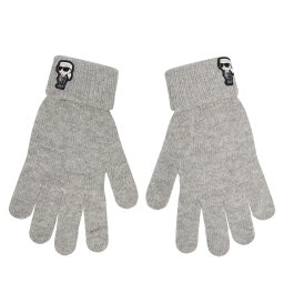 Дамски ръкавици KARL LAGERFELD 236W3608 Сив
