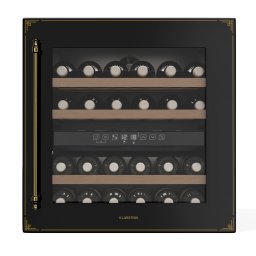 Klarstein Охладител за вино Vinsider Victoria 36, 36 бутилки, сензорен, UV защита, LED, безшумен, 3 полици (TK15-VinsVic-Wine-BK)