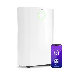 Klarstein Изсушител DryFy ProConnect 16L, 16 л/ден, 24 м², WiFi, Приложение, LED индикатор, 24-часов таймер (DXJ9-Kl-DFPC-16-W)