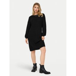 ONLY Плетена рокля Xenia 15243197 Черен Regular Fit