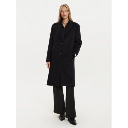 Calvin Klein Вълнено палто K20K207701 Черен Regular Fit