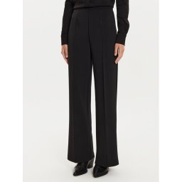 Calvin Klein Текстилни панталони K20K207647 Черен Wide Leg