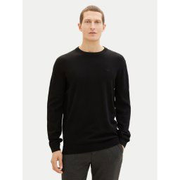 Tom Tailor Пуловер 1038426 Черен Regular Fit