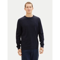 Tom Tailor Пуловер 1038426 Тъмносин Regular Fit