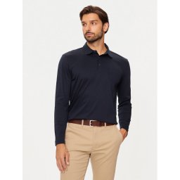 Pierre Cardin Тениска с яка и копчета C5 30604.3055 Тъмносин Regular Fit