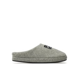 Tommy Hilfiger Пантофи Flag Herringbone House Shoe FM0FM05304 Сив