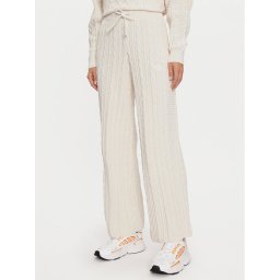 adidas Плетени панталони JN7658 Екрю Regular Fit