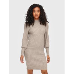 ONLY Плетена рокля Katia 15232502 Бежов Comfort Fit