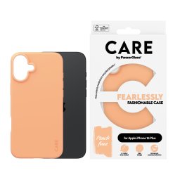 Гръб CARE by PanzerGlass Fashionable за iPhone 16 Plus - Peachy