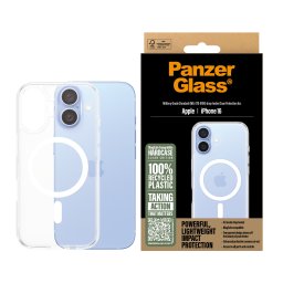 Гръб PanzerGlass HardCase за iPhone 16, White MagSafe - Прозрачен