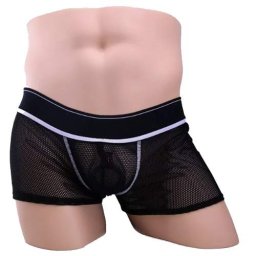 Мъжки мрежести боксерки с пенис ринг "APOLLO" размер L-XL