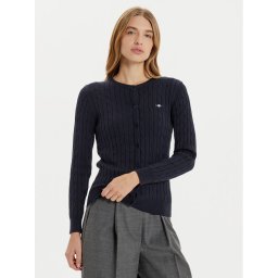 Gant Кардиган 4800103 Тъмносин Slim Fit