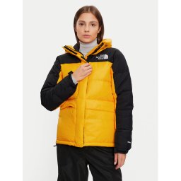 The North Face Пухено яке Himalayan NF0A4R2W Жълт Regular Fit