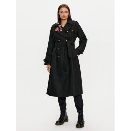 Aeronautica Militare Зимно палто 242AB2971DCT3403 Черен Regular Fit
