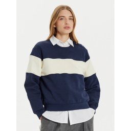 Gant Суитшърт Color Blocked 4201254 Тъмносин Loose Fit