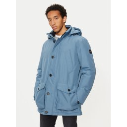 Boss Зимно яке Osiass 50499551 Син Regular Fit