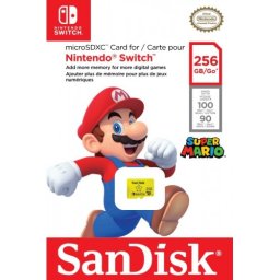 Карта памет SanDisk MicroSDXC 256GB for Nintendo Switch