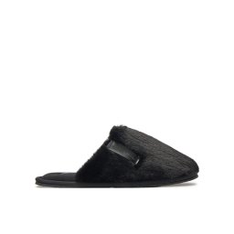 Calvin Klein Jeans Пантофи Hotel Slipper Fur After Glow YW0YW01593 Черен