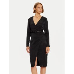 Marciano Guess Коктейлна рокля 4BGK16 7169A Черен Regular Fit