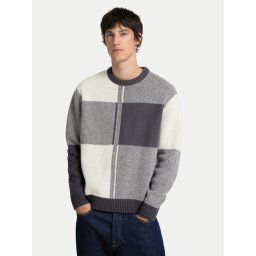 Selected Homme Пуловер 16094557 Сив Relaxed Fit