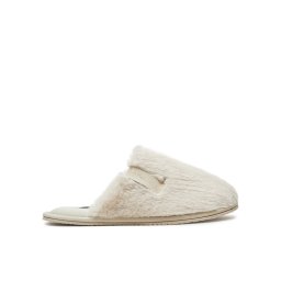 Calvin Klein Jeans Пантофи Hotel Slipper Fur After Glow YW0YW01593 Екрю