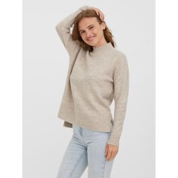 Vero Moda Пуловер 10269229 Бежов Regular Fit