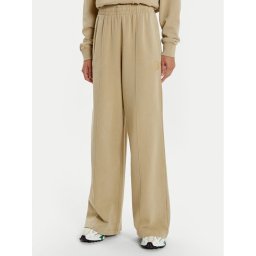 Lacoste Долнище анцуг XF2657 Бежов Wide Leg