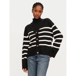 Pieces Кардиган Sia 17150971 Черен Loose Fit