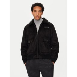 Richmond X Яке от имитация на кожа UMA24167MT Черен Regular Fit