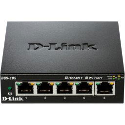 Комутатор D-Link DGS-105GL - 5-Port Gigabit Ethernet Switch