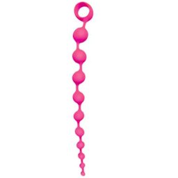 Анална броеница от Медицински силикон "FAB PINK" 35 см