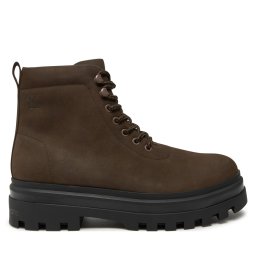 Туристически oбувки Calvin Klein Jeans Lugged Laceup Boot Oxf Hiking Nb YM0YM01076 Кафяв