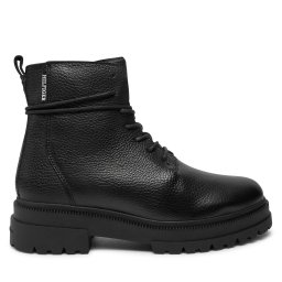 Ботуши Tommy Hilfiger Th Chunky Tl Lace Up Boot FM0FM05270 Черен