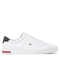 Сникърси Tommy Hilfiger Essential Leather Detail Vulc FM0FM04047 Бял