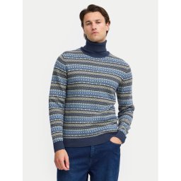 Blend Поло 20717856 Син Regular Fit
