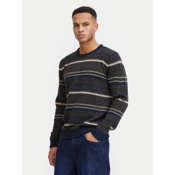 Blend Пуловер 20717485 Тъмносин Regular Fit