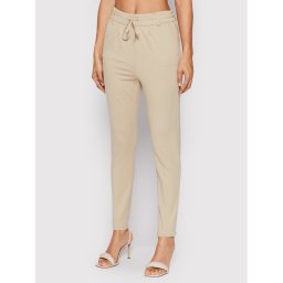 ONLY Текстилни панталони Poptrash 15115847 Бежов Slim Fit