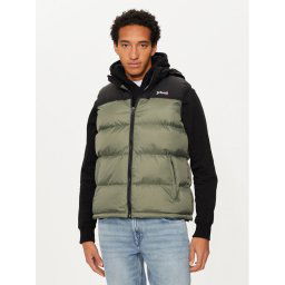 SCHOTT N.Y.C. Жилетка за костюм UTAHV Зелен Regular Fit