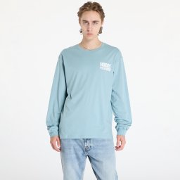 Тениска Horsefeathers Distort Long Sleeve T-Shirt Blue Haze L