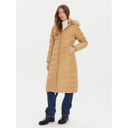 Tommy Hilfiger Пухено яке Heritage WW0WW43601 Бежов Regular Fit