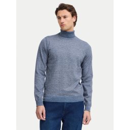 Blend Поло 20717261 Син Regular Fit