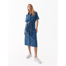 ONLY Дънкова рокля 15283308 Син Loose Fit