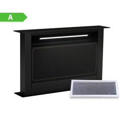 Klarstein Victoria Downdraft абсорбатор| 60 см | A | 8 нива + boost |до 713,8 м³/ч | 120 W (CGCH3-Vic.Downdr-60B)