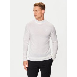 KARL LAGERFELD Поло 655002 544399 Бял Regular Fit