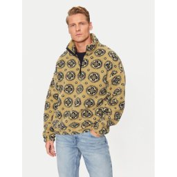 Jack & Jones Суитшърт Geo Teddy 12274453 Кафяв Relaxed Fit