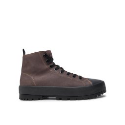 Calvin Klein Jeans Туристически oбувки Lugged Hybrid High Laceup Auth YM0YM01092 Кафяв