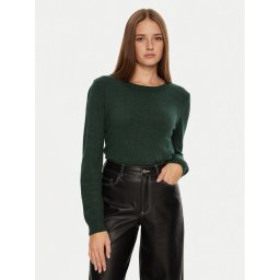 Vila Пуловер Ril 14054177 Зелен Regular Fit